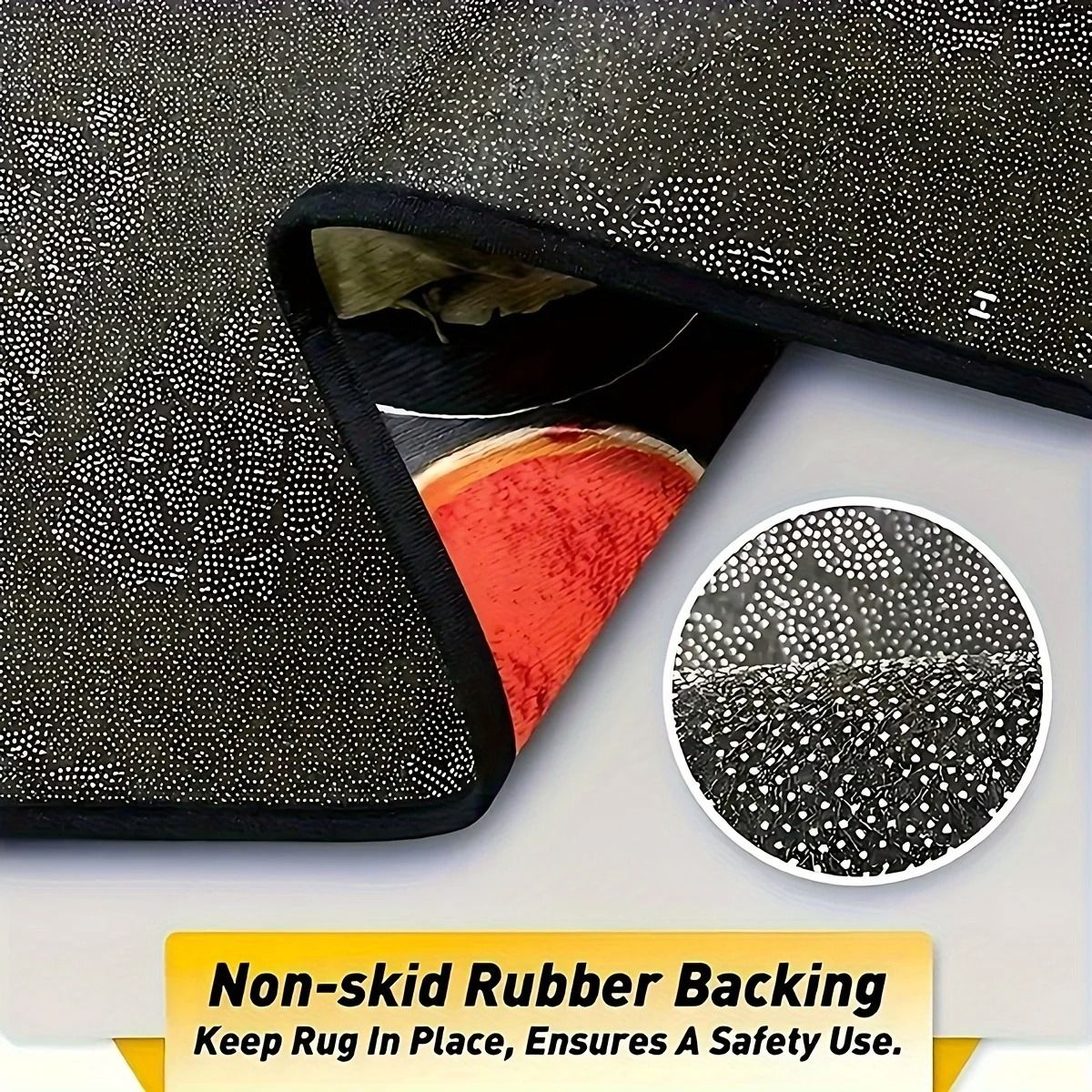 Universal 4Piece NonSlip Car Floor Mats  Easy Clean WearResistant Auto Accessories 3