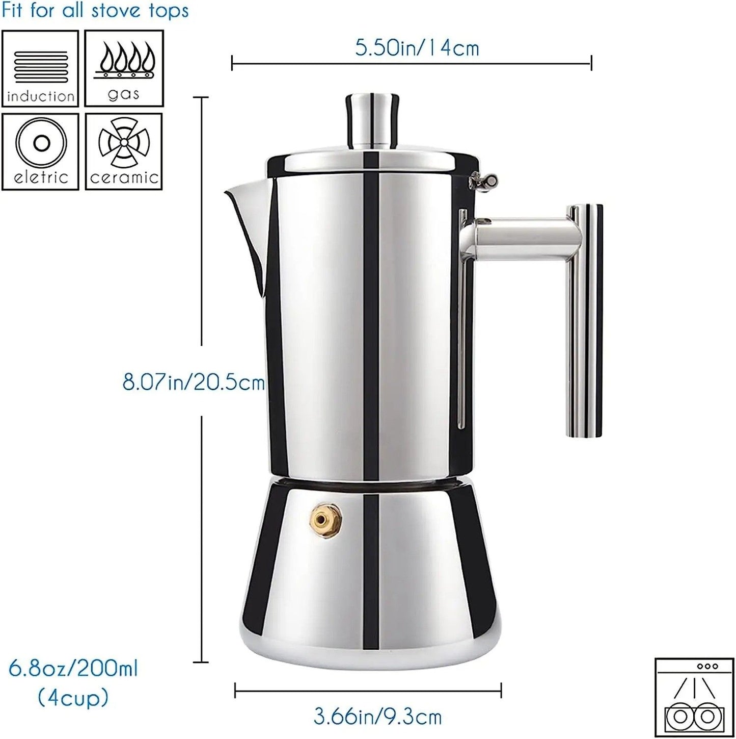 Premium camping espresso maker