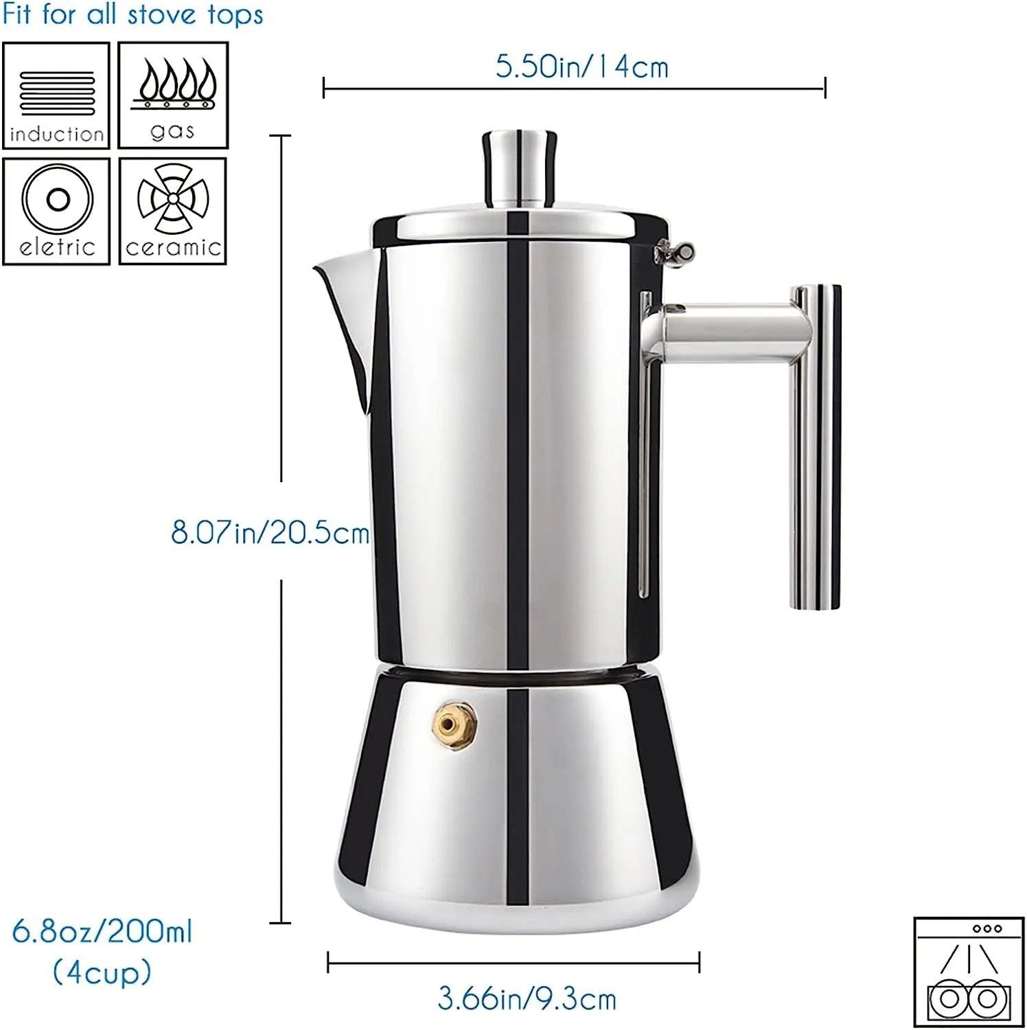 Premium camping espresso maker