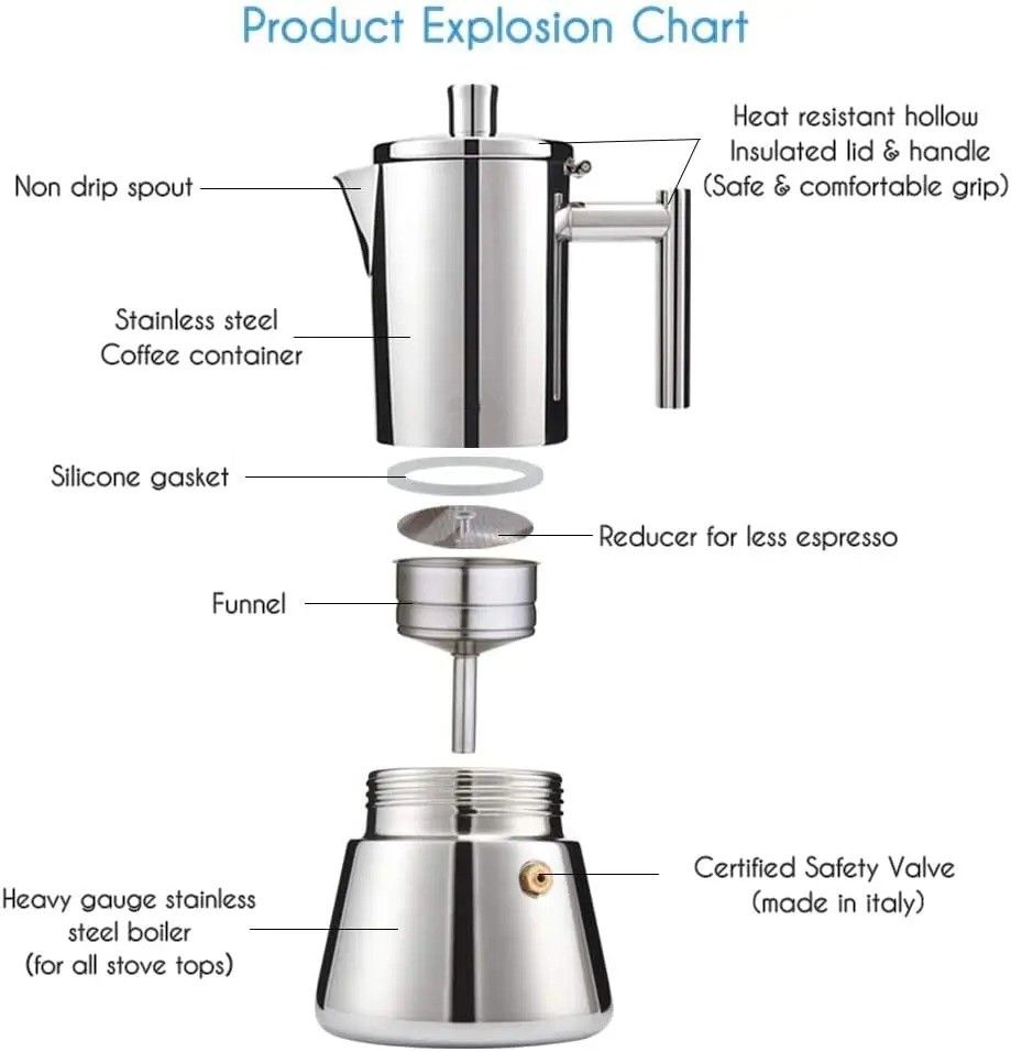 Portable coffee maker for camping