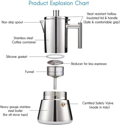 Portable coffee maker for camping