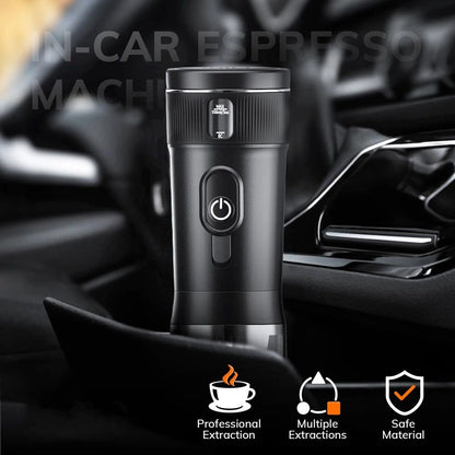 Portable 12V Espresso Maker  Compact Travel Coffee Machine For Car Camping And Outdoor Adventures 2