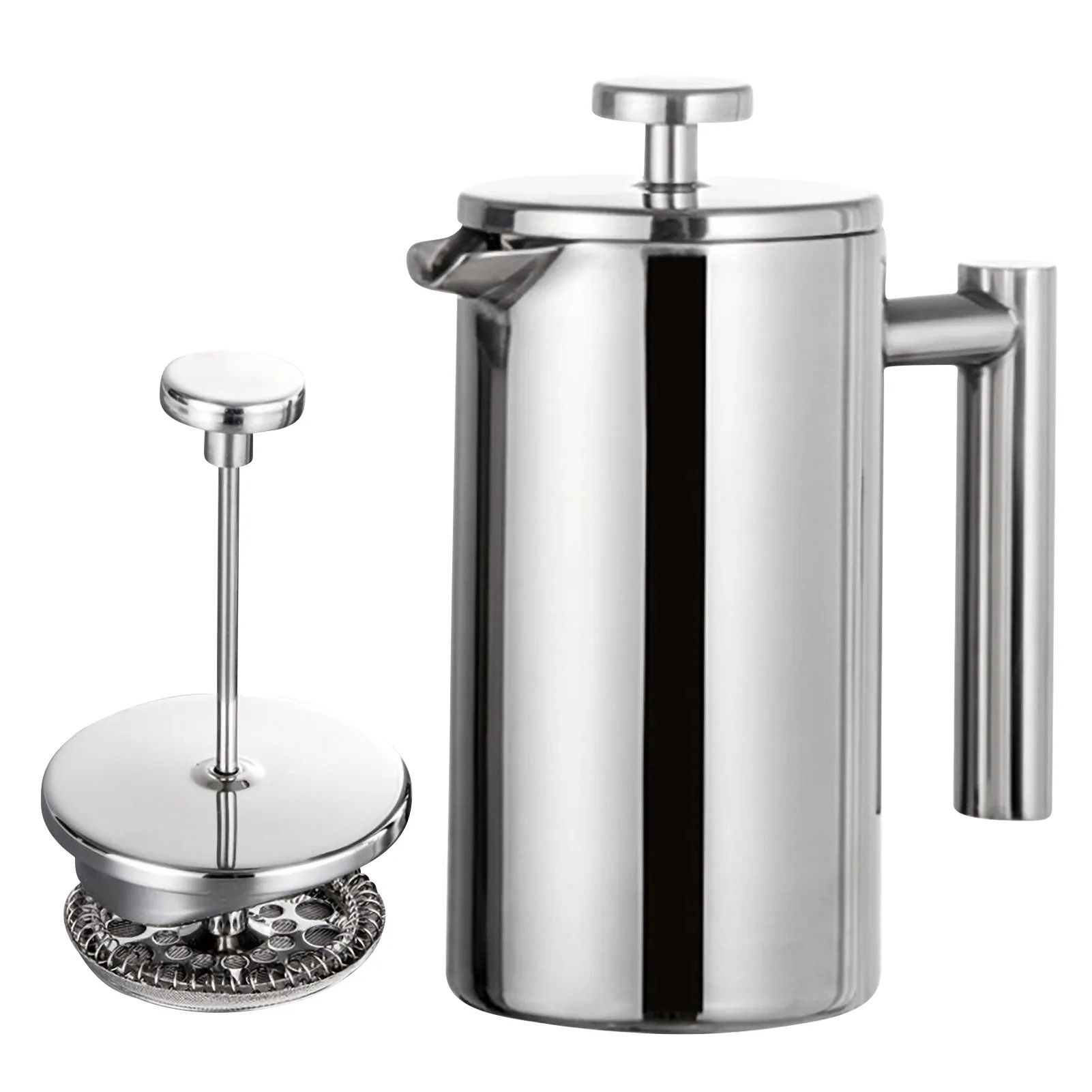 Stainless Steel Coffee Pot with Handle