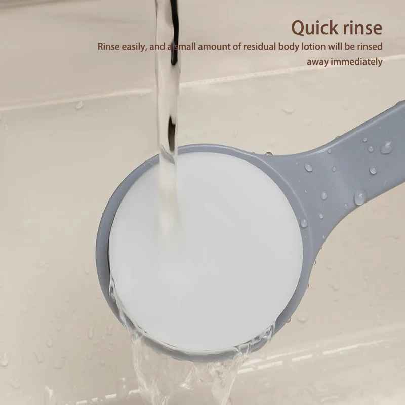 MultiFunction Lotion Sunscreen Ointment Applicator Long Handle Body Cleaner Shower Brush Free Sunsc