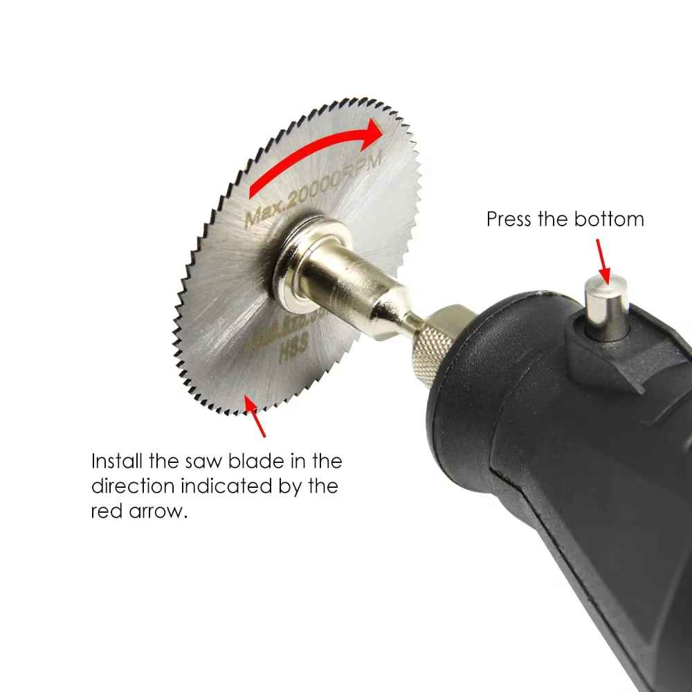 6Pcs Mini Circular Saw Blade Electric Grinding Cutting Disc Rotary Tool for Dremel Metal Cutter Powe