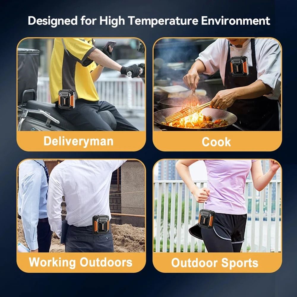 Durable USB Rechargeable Fan for Outdoor Use