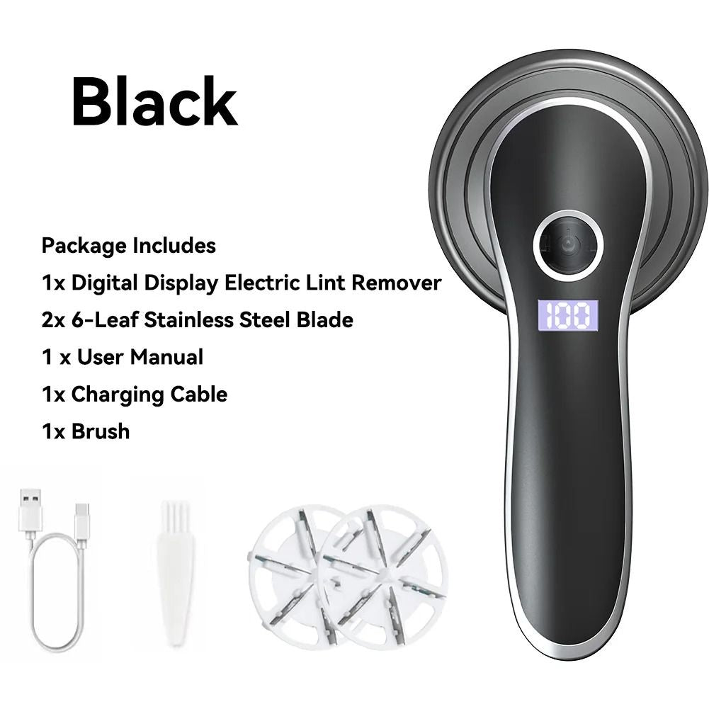 Electric Lint Remover with Digital Display