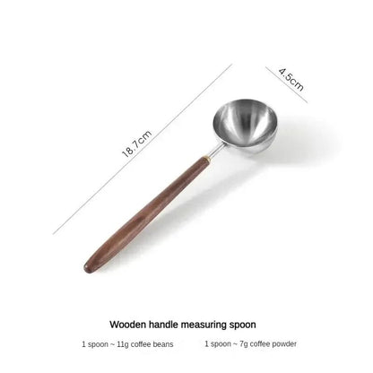 Wooden Handle Utensils for Coffee Brewing