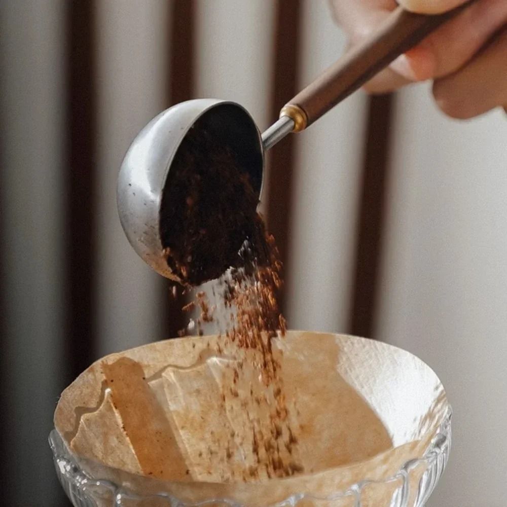 Durable Wooden Handle Spoon for Coffee Lovers
