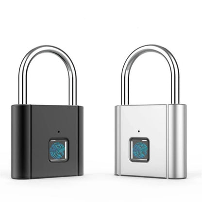 Smart Fingerprint Padlock Waterproof Biometric Keyless  Rechargeable Security Lock 3