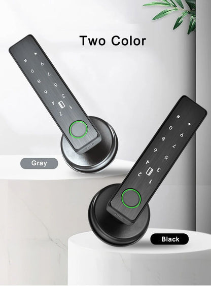 WiFi Remote Control Smart Fingerprint Lock For Indoor Wooden  Metal Doors 13