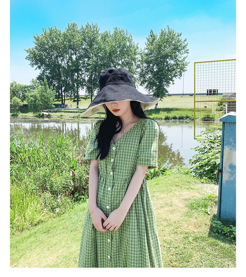 Double Sided Sun Protection Hat Anti UV Protection Beach Hat For Summer 11