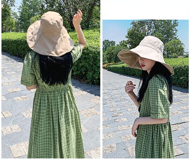 Double Sided Sun Protection Hat Anti UV Protection Beach Hat For Summer 15