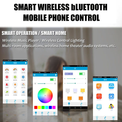 Smart RGB LED Ceiling Light with Bluetooth Speaker  Remote