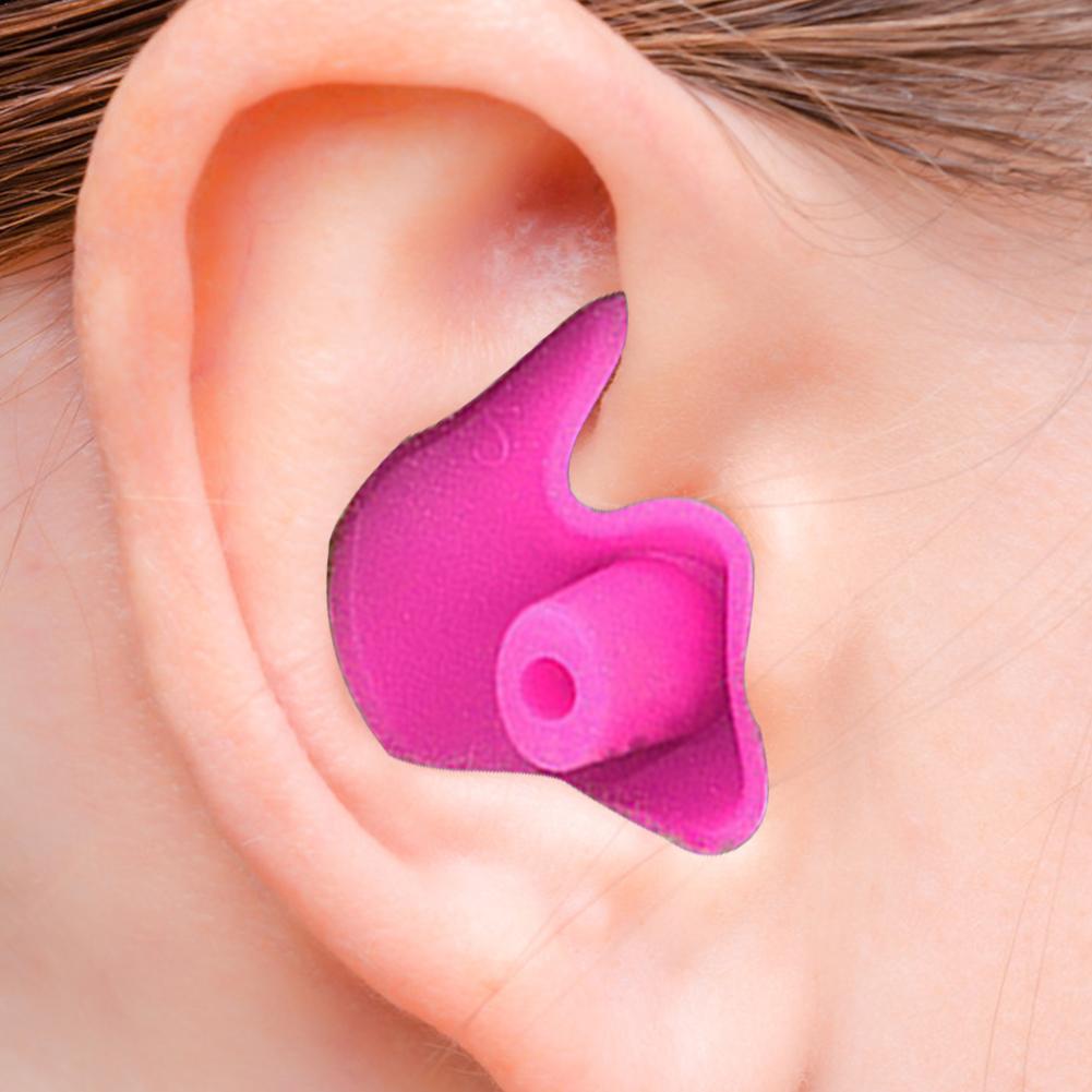 Waterproof Silicone Earplugs for Swimming Soft, Comfortable, and Durable Ear Plugs for Water Activities