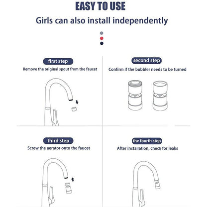 RGB LED Faucet Light ColorChanging Water Lamp for Bathroom  Kitchen
