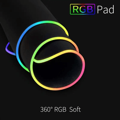 Large RGB Gaming Mouse Pad  Extended Soft Keyboard Mat 2