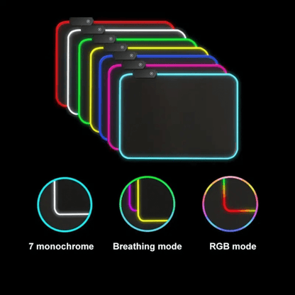 Large RGB Gaming Mouse Pad  Extended Soft Keyboard Mat 4