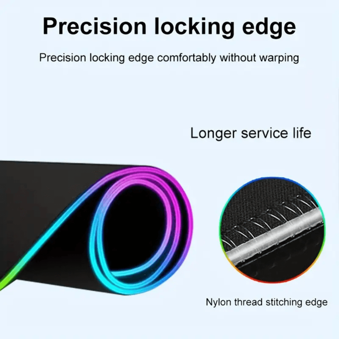 Large RGB Gaming Mouse Pad  Extended Soft Keyboard Mat 6