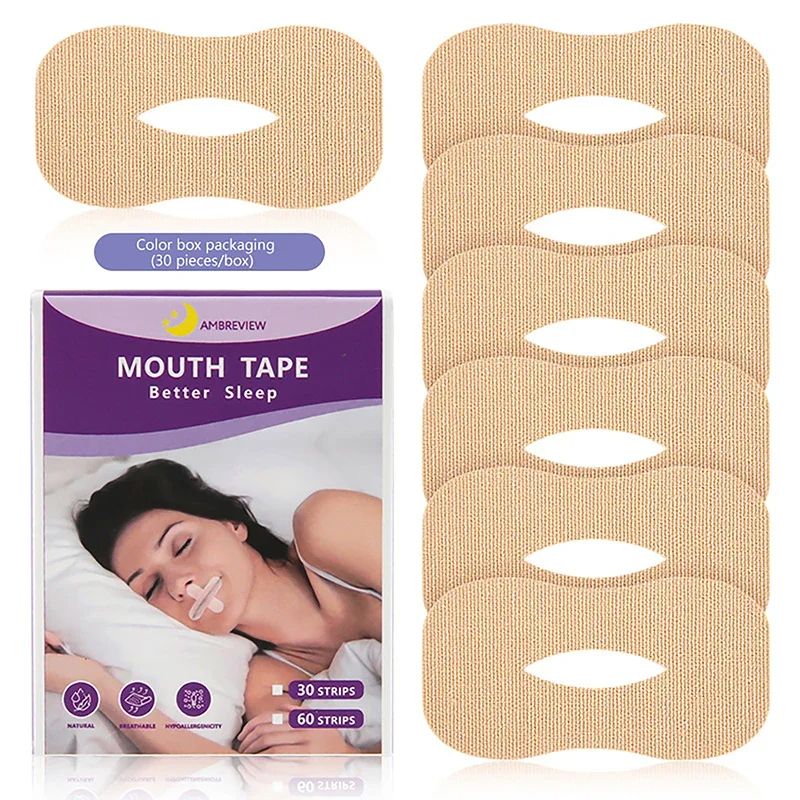 AntiSnoring Sleep Strips Sticker  Gentle Mouth Seal Tape To Stop Snoring  Improve Sleep 10
