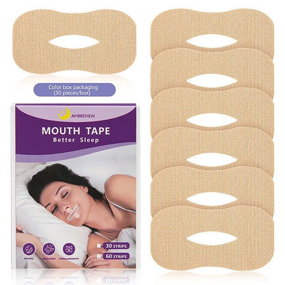 AntiSnoring Sleep Strips Sticker  Gentle Mouth Seal Tape To Stop Snoring  Improve Sleep 10