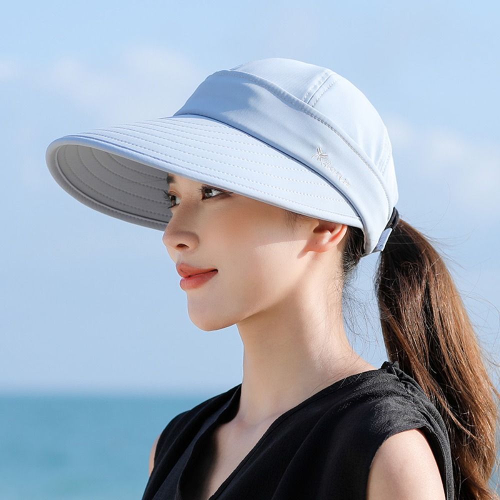 Wide Brim UV Protection Sun Hat Foldable Summer Sun Hat with Adjustable Fit for Women