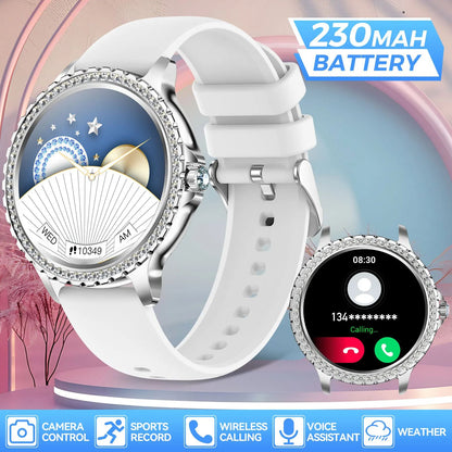 Womens Smartwatch with Heart Rate  Sleep Monitor Fitness Tracker Pedometer for Android  iPhone
