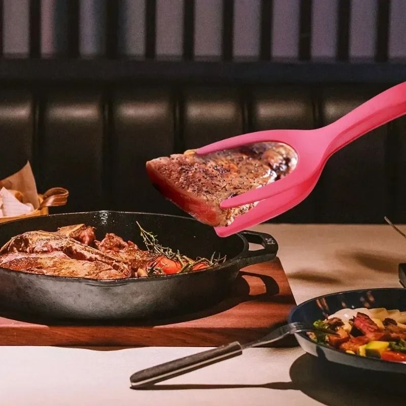 HeavyDuty Flip Tongs for Steaks  Burgers