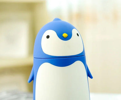 Penguin Stainless Steel Vacuum Thermos  Insulated Travel Mug For Coffee Tea  WaterTemperature Reten 1