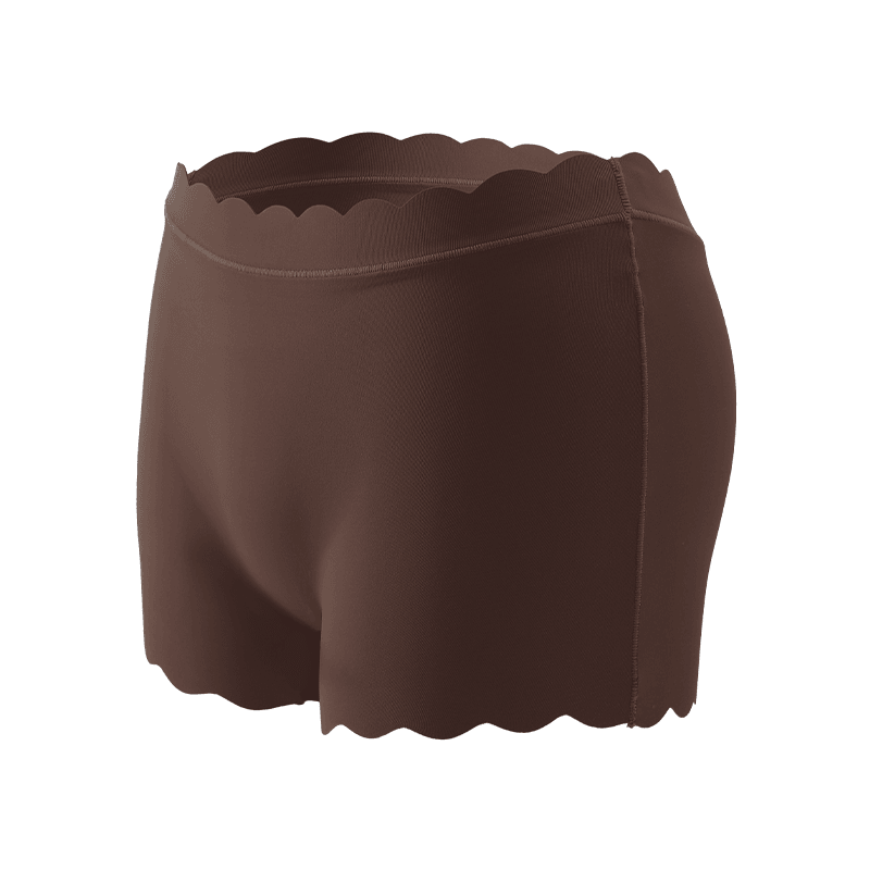 Womens Seamless Silk Satin Panties Wavy Edge Cozy Lingerie Briefs for Everyday Comfor