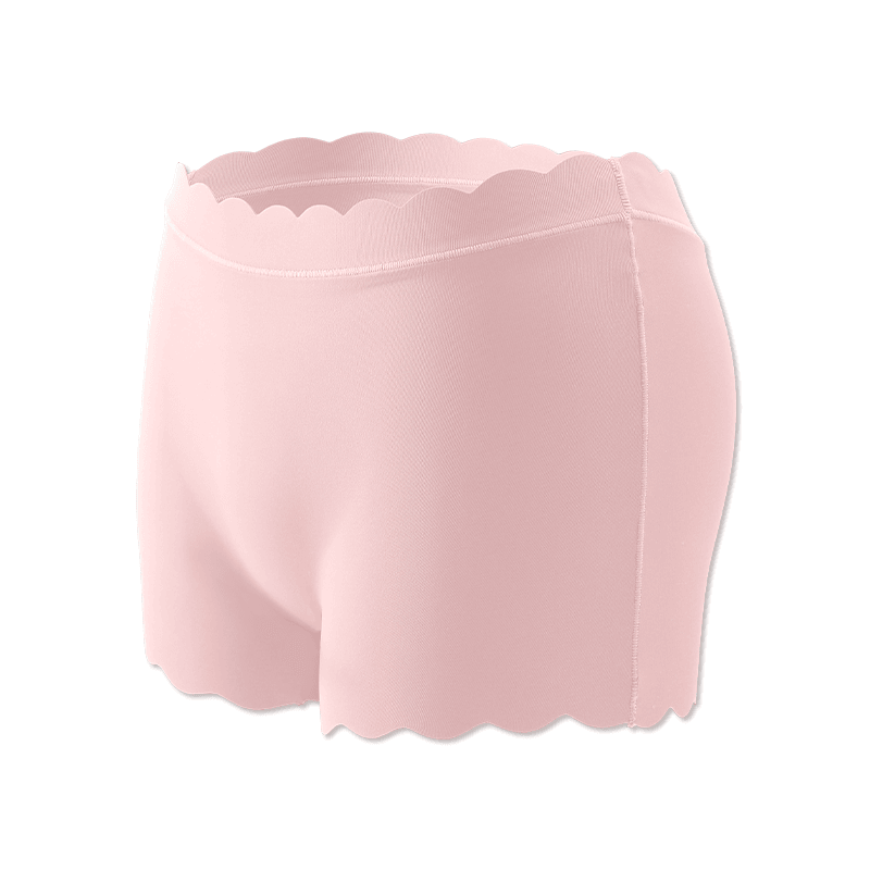 Womens Seamless Silk Satin Panties Wavy Edge Cozy Lingerie Briefs for Everyday Comfor