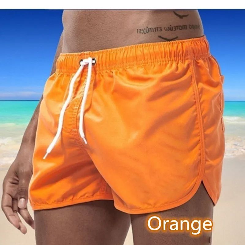 Mens Sexy Swimming Trunks Low Waist Breathable Swim Shorts for Summer Beach  Surfing