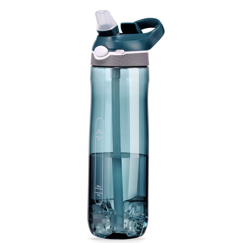 Tritan Material Water Bottle with Straw EcoFriendly Durable Gym  Outdoor Sport Shaker Drink Bottl
