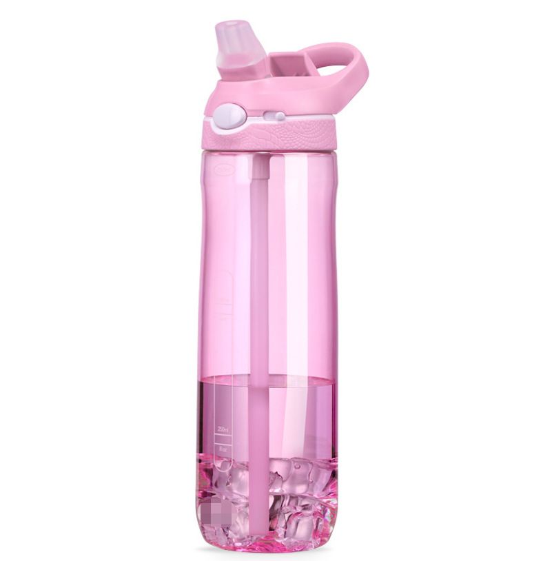 Tritan Material Water Bottle with Straw EcoFriendly Durable Gym  Outdoor Sport Shaker Drink Bottl