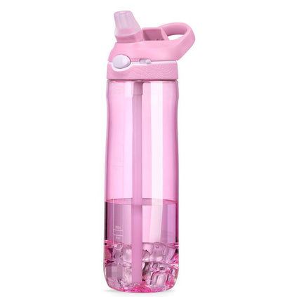 Tritan Material Water Bottle with Straw EcoFriendly Durable Gym  Outdoor Sport Shaker Drink Bottl