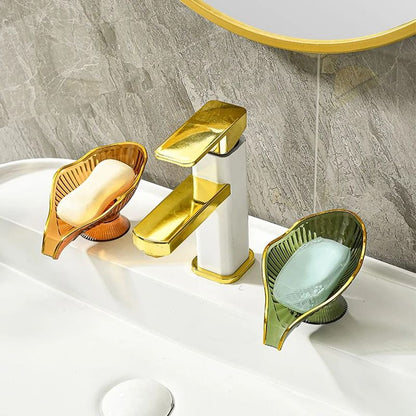 Creative NonSlip Soap Holder With Suction Cup Drain Stylish Shower Soap Container 2