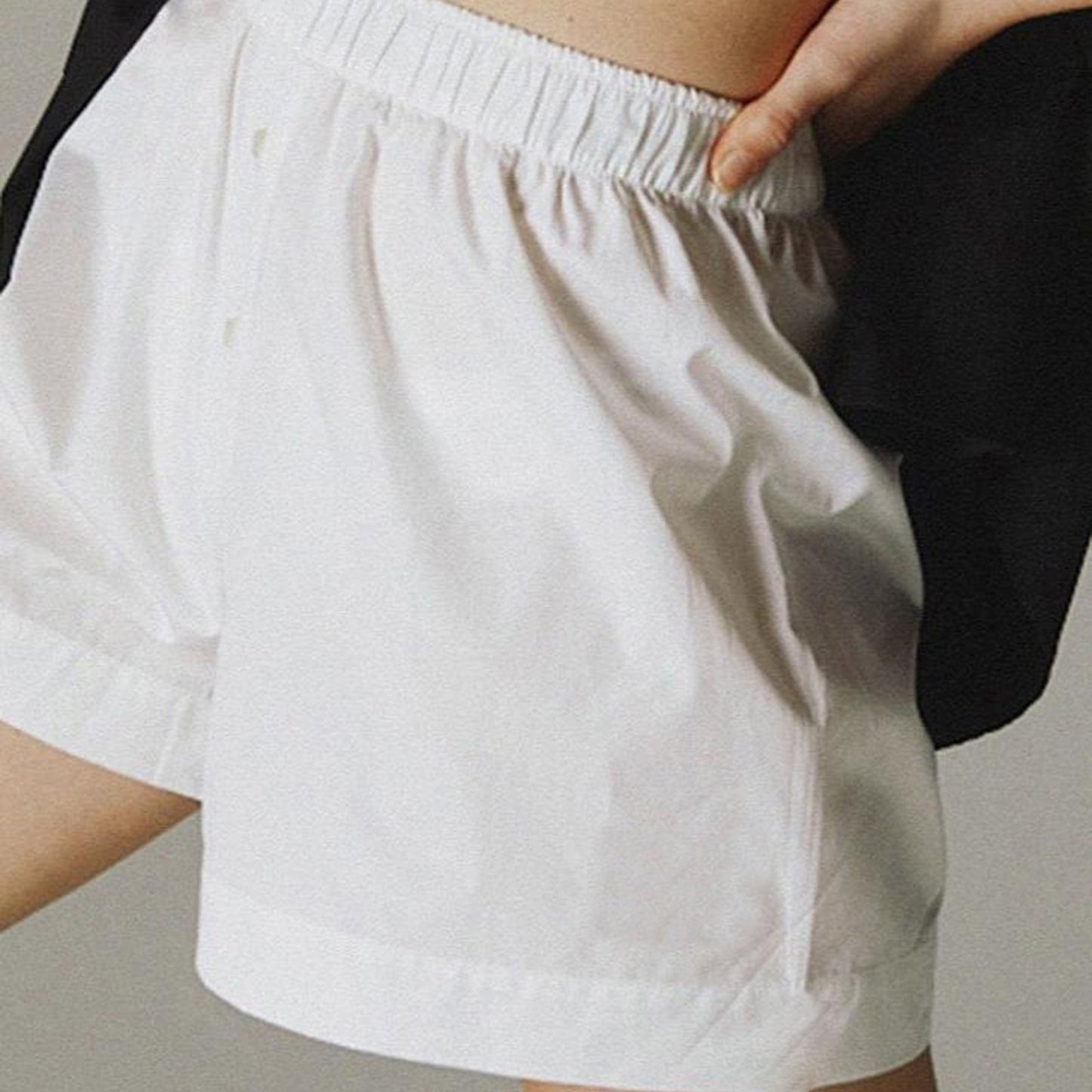 Casual Vintage Shorts for Women High Waist Elastic Waist Striped Print Pajama Pants Beachwear  St