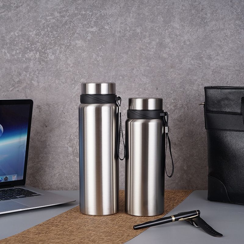 Stainless Steel Thermal Water Bottle Large Capacity Vacuum Flask for Hot  Cold Drinks Portable Ins