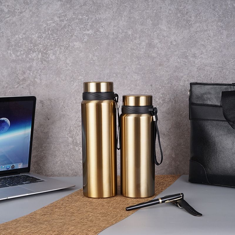 Stainless Steel Thermal Water Bottle Large Capacity Vacuum Flask for Hot  Cold Drinks Portable Ins