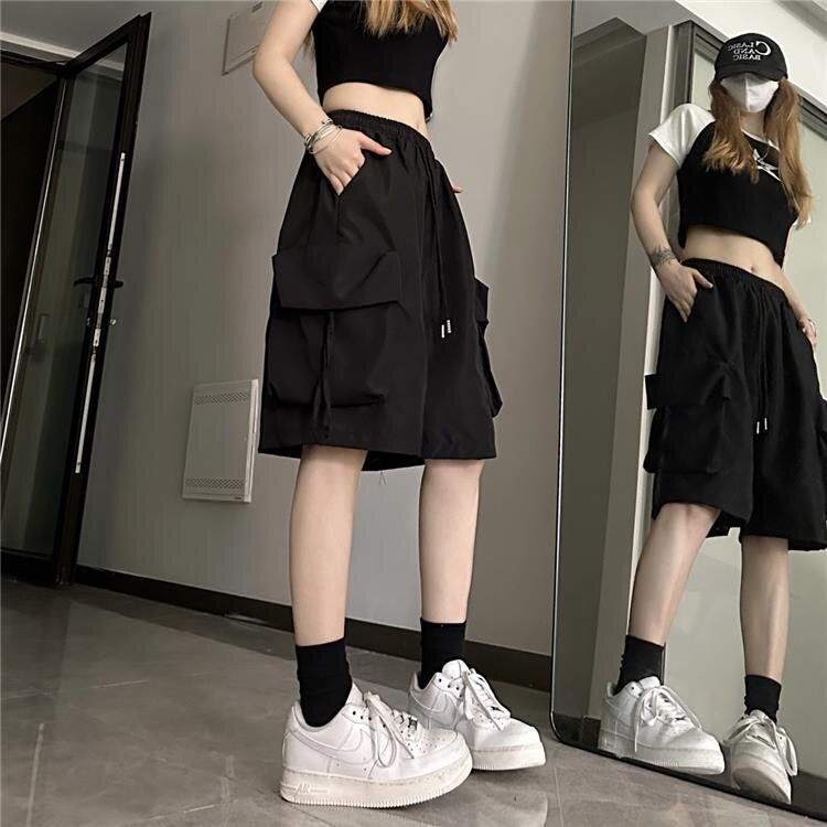 QuickDrying Sports Shorts for Women Summer WideLeg Casual Overalls with Five Points Style