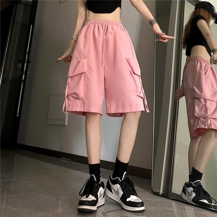 QuickDrying Sports Shorts for Women Summer WideLeg Casual Overalls with Five Points Style