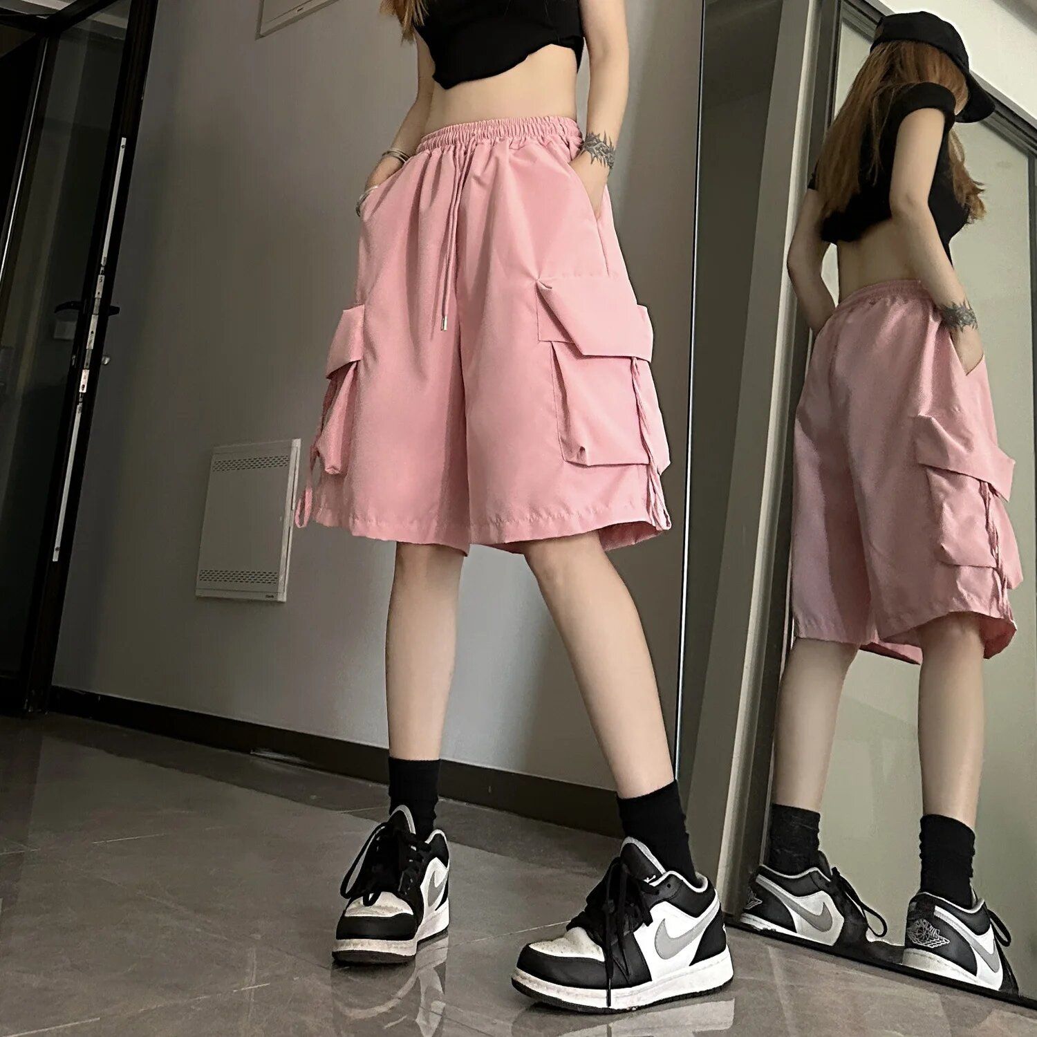 QuickDrying Sports Shorts for Women Summer WideLeg Casual Overalls with Five Points Style