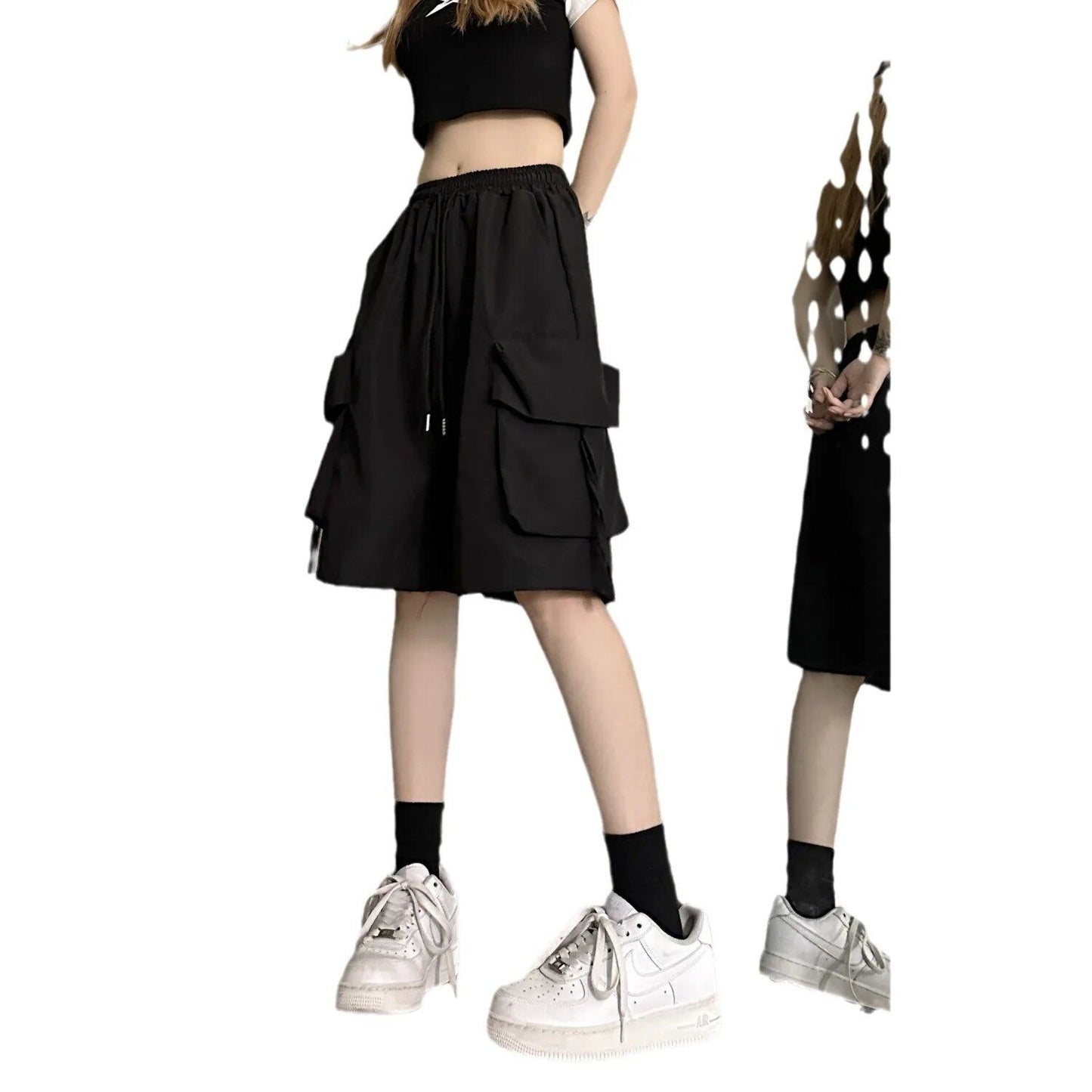 QuickDrying Sports Shorts for Women Summer WideLeg Casual Overalls with Five Points Style