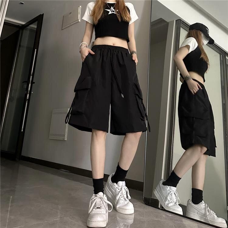 QuickDrying Sports Shorts for Women Summer WideLeg Casual Overalls with Five Points Style