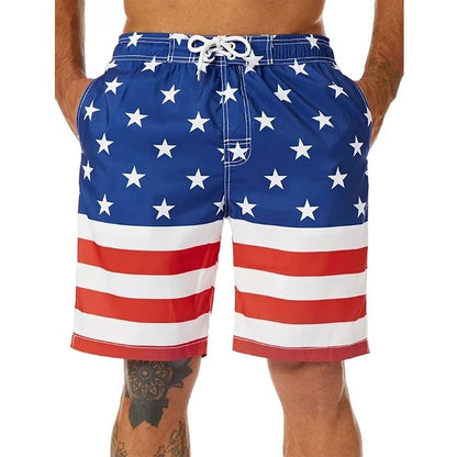 Hawaii National Flag Board Shorts Pants  3D Printed Casual Swim Wear for Sunny Beach Days