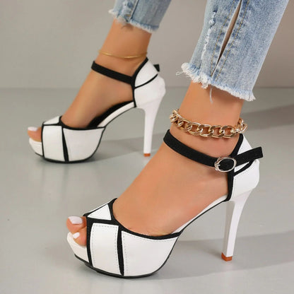 Sexy Platform Wedge Sandals High Heels Fish Mouth Shoes for Outdoor  Dress Occasions 7