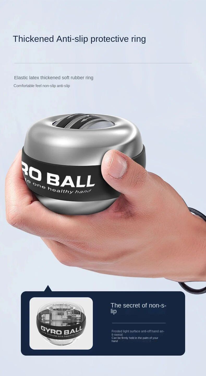 Gyro Wrist Power Ball Gyroscope Trainer for Arm Fitness Hand Muscle Relaxation  Sport Equipment