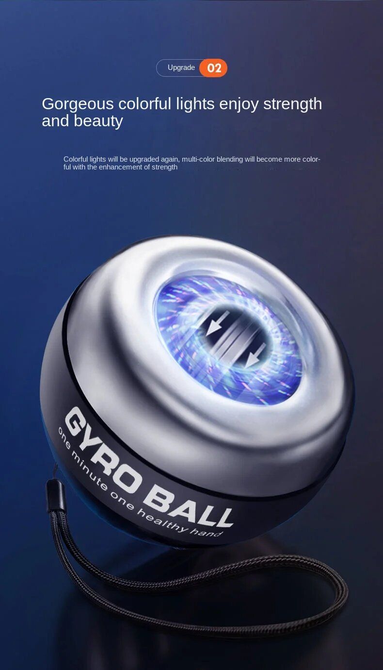 Gyro Wrist Power Ball Gyroscope Trainer for Arm Fitness Hand Muscle Relaxation  Sport Equipment