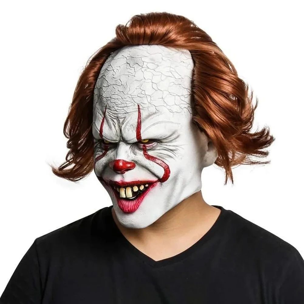 Luminescent Stephen Halloween Mask Realistic LED Clown Mask for Halloween  Carnival
