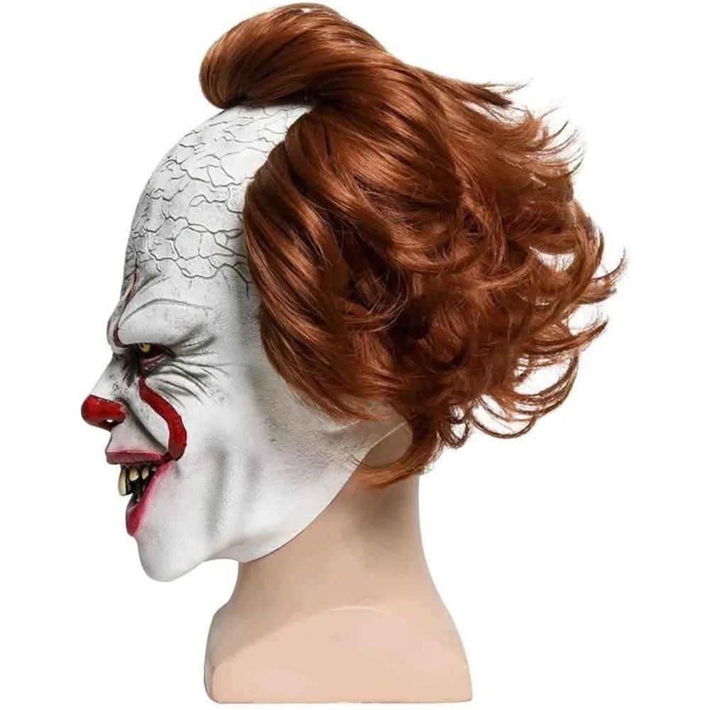 Luminescent Stephen Halloween Mask Realistic LED Clown Mask for Halloween  Carnival